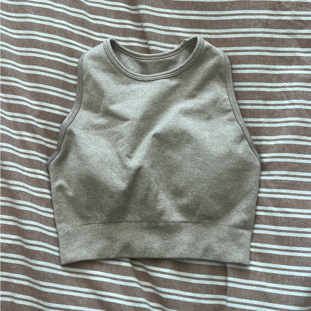 Bo + Tee Tan / Brown Sports Bra / Top